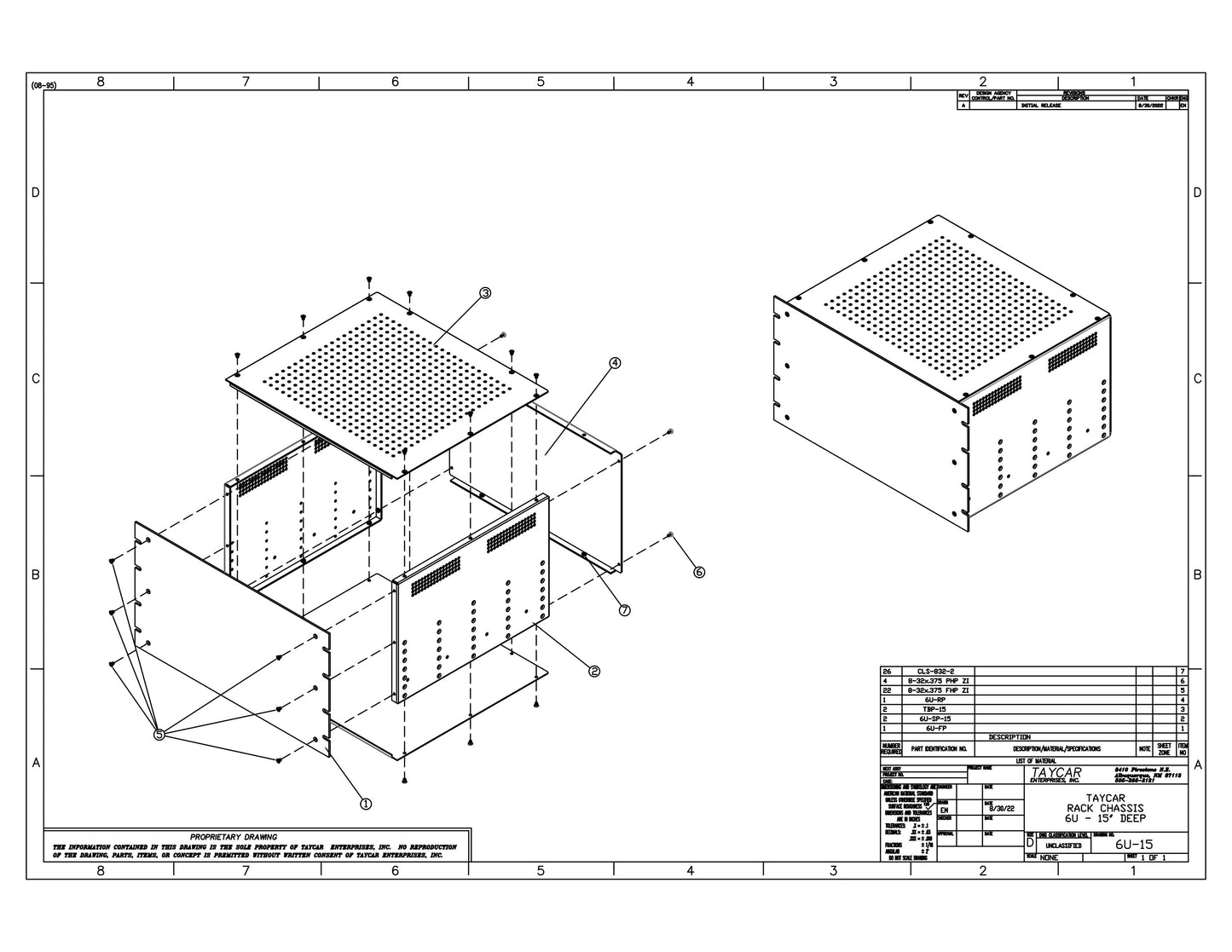 6U RACK MOUNT CHASSIS